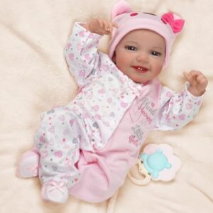 BABESIDE Lifelike Reborn Baby Dolls 20 Inch Realistic Baby Dolls Soft Body Real Life Newborn Baby Doll Girl Lovely Awake with Gift Box for Kids Birthday & Collectio