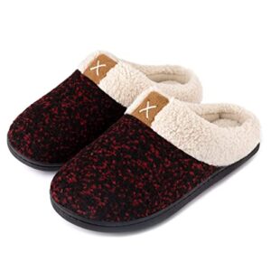 ULTRAIDEAS Ladies' Cozy Memory Foam Slippers Fuzzy Wool-Like Plush Fleece Lined House Shoes w/Indoor