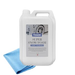 Trade Snow Foam Cherry - Premium Car Wash Soap with Luscious Scent and Ultra-Foaming Action (5 Litre)