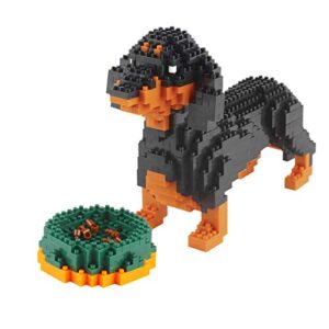 Larcele Micro Dog Building Blocks Pet Mini Building Toy Bricks