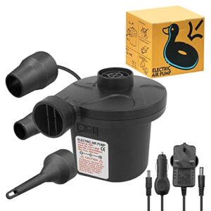 Jsdoin Electric Pump for inflatables with 3 Nozzles
