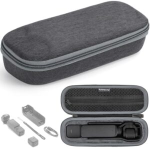 Honbobo Osmo Pocket 3 Bag Case Compatible with DJI Osmo Pocket 3 Carrying Case Protective Case Accessories Storage Bag Compatible with DJI Pocket 3 Standard/Creator Combo (Standard Combo Case)