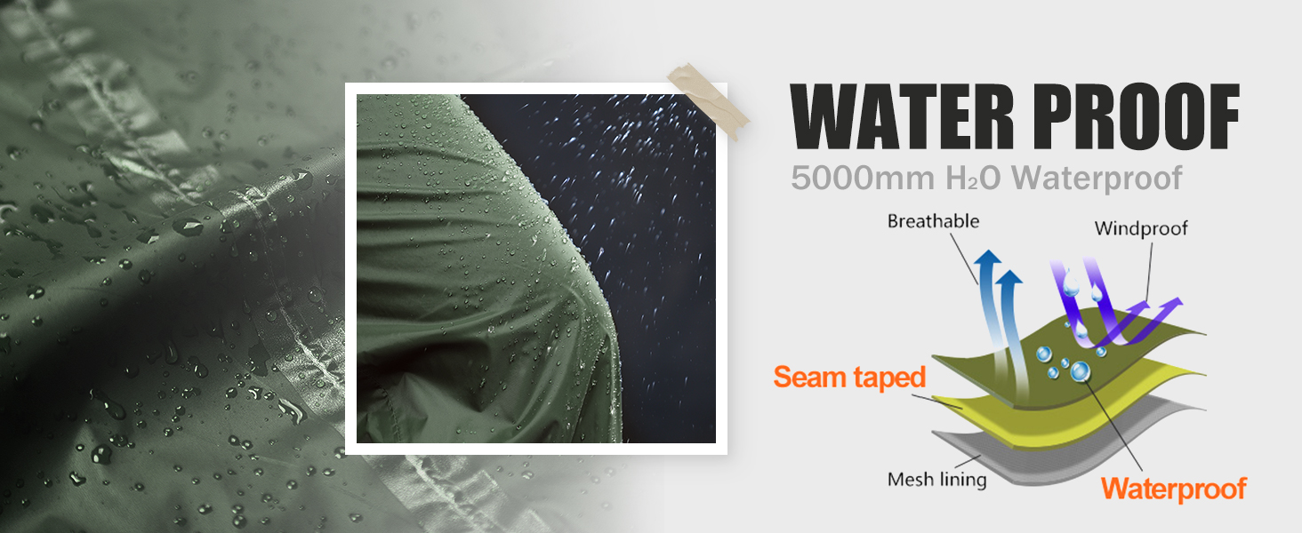 waterproof trousers mens 33,000ft Mens Breathable Golf Rain Pants windproof rain trousers