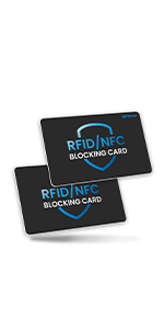 RFID/NFC blocking card 2 pack