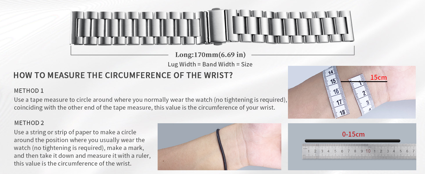 Universal Metal Watch Strap