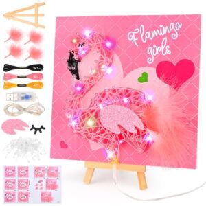 Lurmio Flamingo 3D String Art Kit for Kids Toys