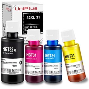 Compatible 31 Ink Bottles 100mL 32XL 32 XL Black Ink 165mL for Smart Tank 7005 7305 5105 5107 7006 7306 7605 Smart Tank Plus 455 555 570 559 319 415 419 515 516 519 530 558 655 670 750 790 All in One