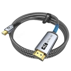 WARRKY 4K Mini DisplayPort to HDMI Cable (UHD