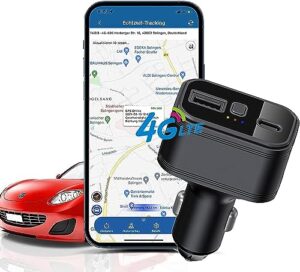 4G LTE GPS Tracker & Car USB Charger Hidden GPS Tracker for Cars Vehicles