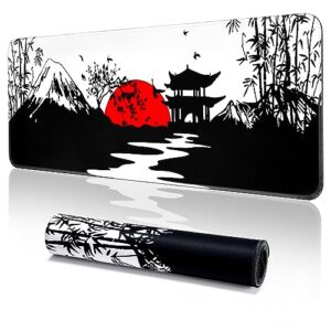 YUWLDD Mouse Pad Gaming Large Desk Pad (31.5 x 11.8 x0.12 inch) Washable Keyboard Pad Laptop Desk Mat