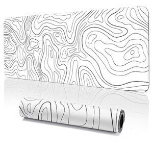 YUWLDD Mouse Pad Gaming Large Desk Pad (31.5 x 11.8 x0.12 inch) Washable Keyboard Pad Laptop Desk Mat