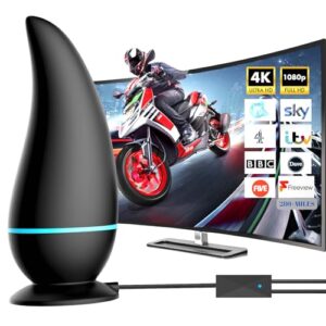 Deenor Upgraded TV Aerial Indoor 280+ Miles Long Range