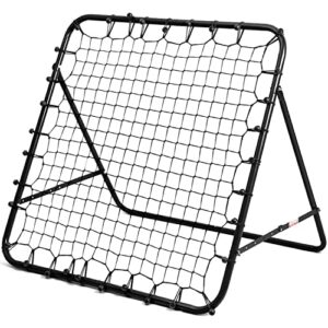 Amazing Tour Rebounder Net Practise Football Training Net Soccer Kickback Target Goal Pro for Children Kids Play Teaching Equipment Adjustable Portable Soccer-Doo