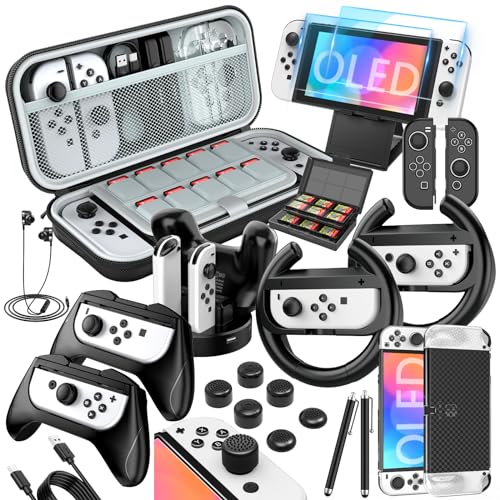 HSTOP Switch OLED Accessories for Nintendo Switch OLED Bundle Kit