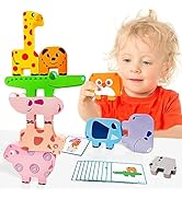 OSLINE Montessori Wooden Shape Colour Sorter Toys for 1 2 3 4 Year Old Boy Girl Gift,Educational ...