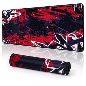 YUWLDD Mouse Pad Gaming Large Desk Pad (31.5 x 11.8 x0.12 inch) Washable Keyboard Pad Laptop Desk Mat