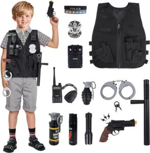 RedCrab Kids Police Costume Set