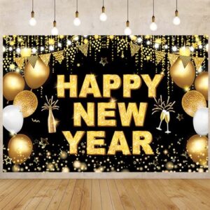 2024 Happy New Year Banner with String