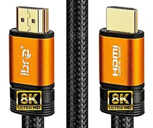 IBRA 2.1 Orange HDMI Cable 8K Ultra High-Speed 48Gbps Lead Supports 8K@60HZ
