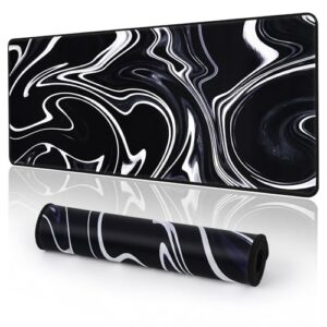 YUWLDD Mouse Pad Gaming Large Desk Pad (31.5 x 11.8 x0.12 inch) Washable Keyboard Pad Laptop Desk Mat