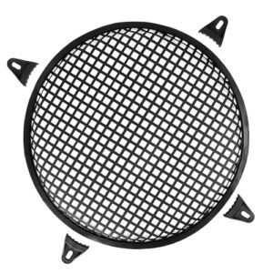 A ABSOPRO Round Audio Speaker Grill Cover Metal Mesh Subwoofer Horn Guard