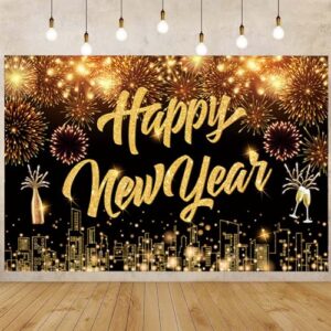 2024 Happy New Year Banner with String