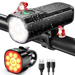 ISEYOU Bike Lights Front and Back