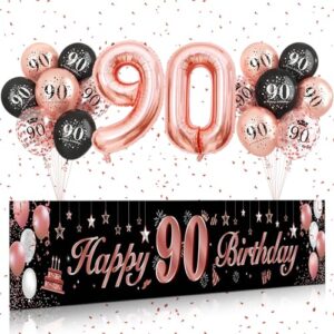 90th Birthday Decorations for Women