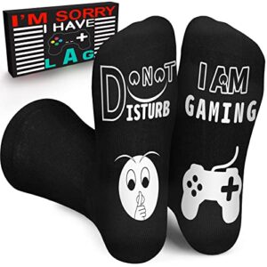 Gaming Socks Funny Novelty Gifts for Men Christmas Stocking Fillers