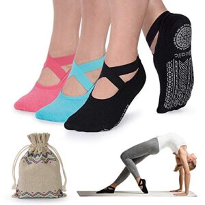 Ozaiic Yoga Socks for Women with Grips