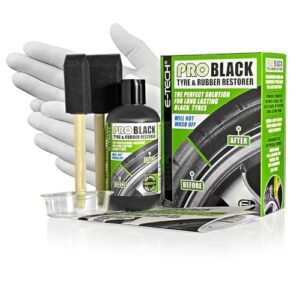 E-TECH PRO BLACK Tyre and Rubber Restorer Kit - Black Tyre and Rubber Restoratio