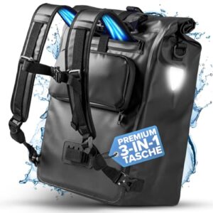 Büchel 3-in-1 Bicycle Bag for Pannier Rack