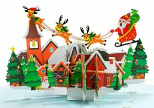 CUTPOPUP Christmas Scene Card Pop Up