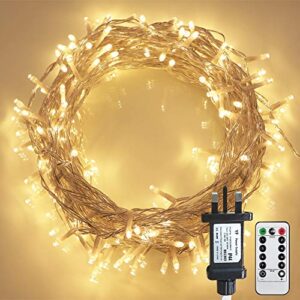 STARKER 10M 100Leds Fairy Lights Mains Powered String Lights with Remote Control (8 Modes