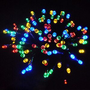 JnDee Waterproof Fairy Lights 30M 300 LED Plus 10M Cable Lead Multi Colours
