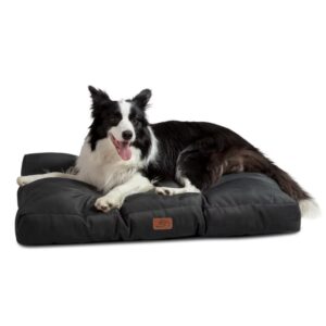 Bedsure Waterproof Dog Bed Large - Washable Dog Bed Mattress with Oxford Fabric