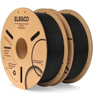 ELEGOO PLA Filament 1.75mm Black 2KG