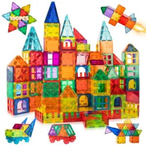 Dhapy Kids Magnetic Tiles Toys
