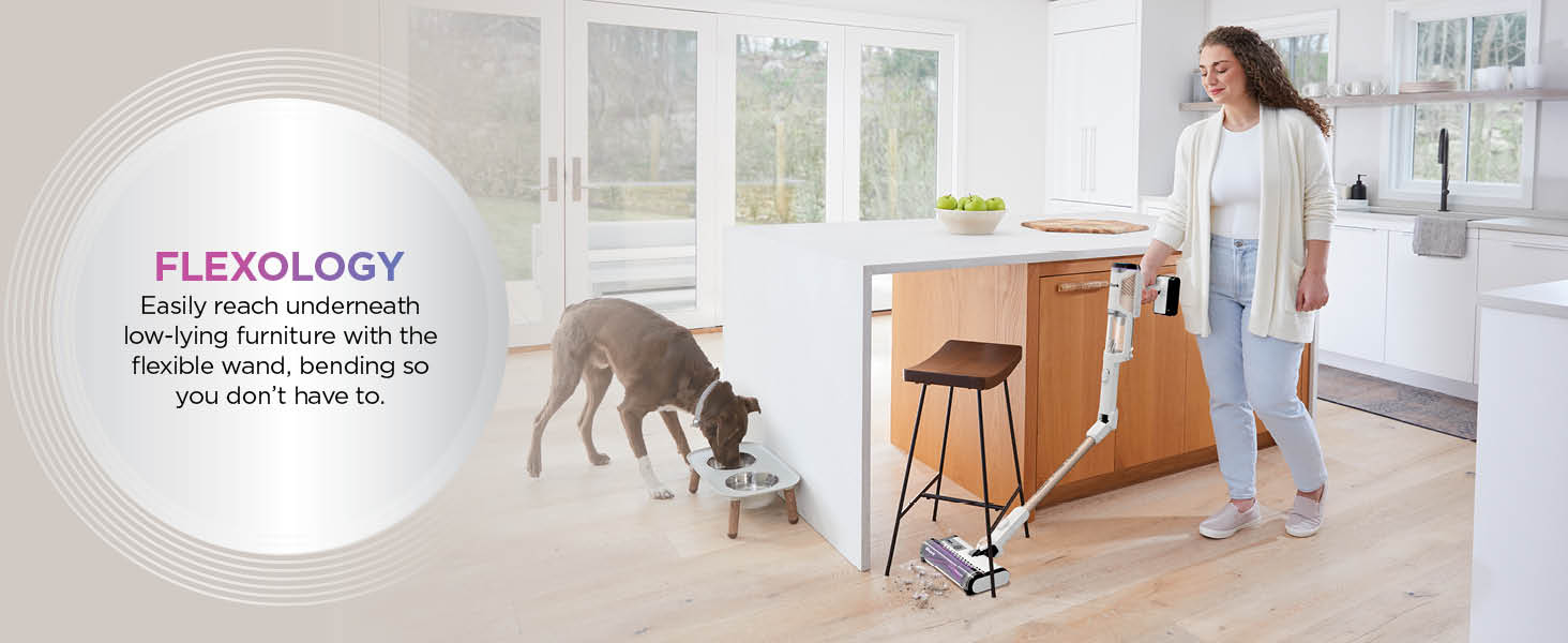 Shark Detect Pro Cordless Vacuum Cleaner, 2L Auto-Empty, Light, Flexible Anti Hair Wrap, Pet Tools