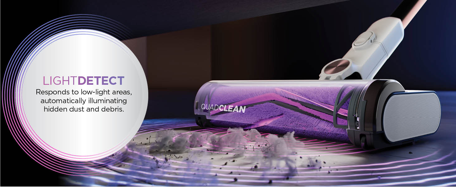 Shark Detect Pro Cordless Vacuum Cleaner, 2L Auto-Empty, Light, Flexible Anti Hair Wrap, Pet Tools