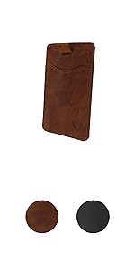 handmade card wallet card holder mens leather