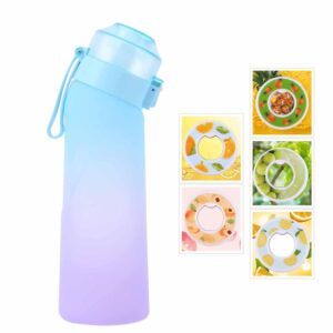 AVZYARDY Air Water Bottle Flavour Pods 650ML New Fruit Fragrance Water Bottle with Straw
