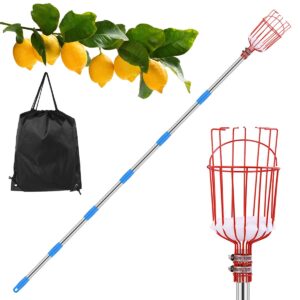 Long Fruit Picker Tool with Telescopic Pole