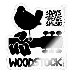 Spreadshirt Woodstock 3 Days of Peace & Music Sticker