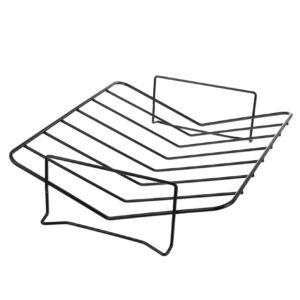 Yardwe 1pc Barbecue Grill Stainless Steel Rib Rack Barbecue Rib Rack Rib Stand for Grill Rib Rack Bbq Sous Vide Steak Rack Chicken Leg Grill Rack Kabob Grill Carbon Steel Oven Vacuum