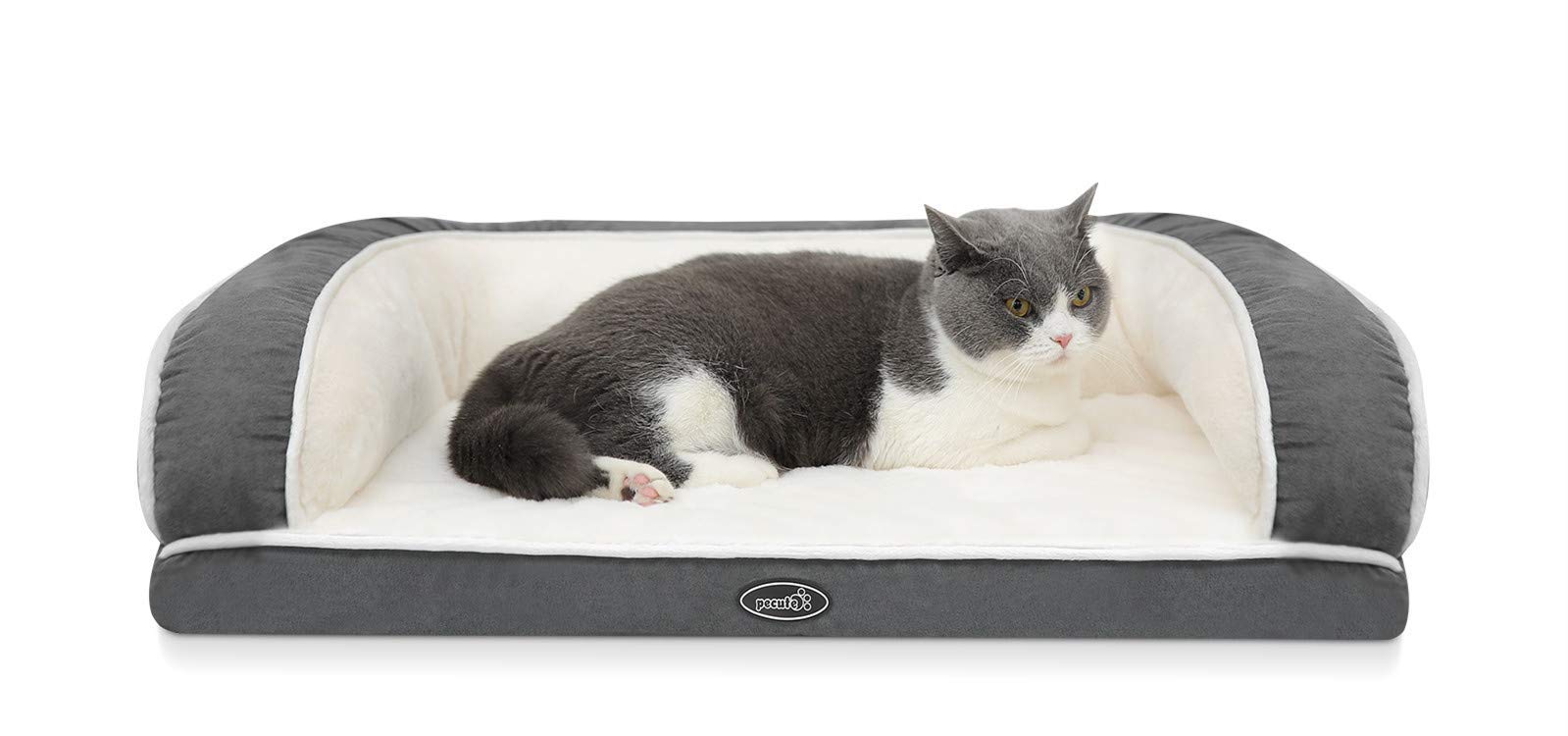 Pecute Orthopedic Pet Sofa Bed (M 76*46*18 cm)