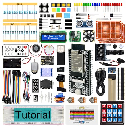 FREENOVE Ultimate Starter Kit for ESP32-WROVER (Included) (Compatible with Arduino IDE)