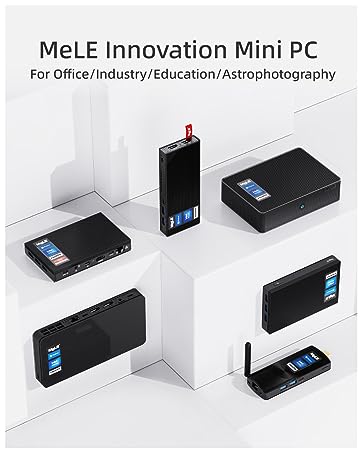 MeLE Fanless Mini PC Stick PCG02 Pro WIFI 6 Windows 11 Pro Celeron N5105 8GB 128GB, Silent PC on ...