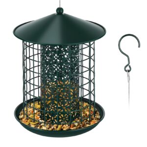 zerotop 8.2in Metal Bird Feeders
