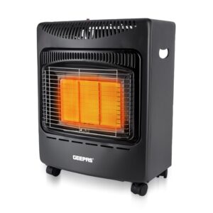 Geepas Portable Gas Heater 4.2KW | Electric & Piezoelectric Ignition